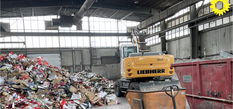 GRÜNE Besuchsreihe-Recyclingunternehmen Kreiling
